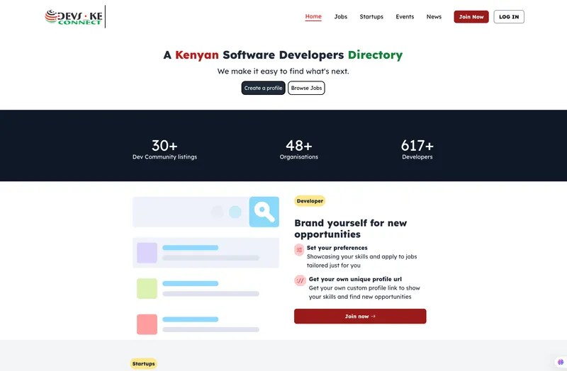 DevsKe - Developer Community Platform cover image